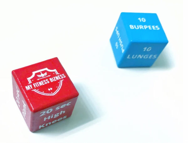 Two fitness dice