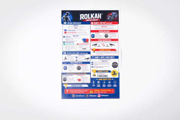 Instructions sheet